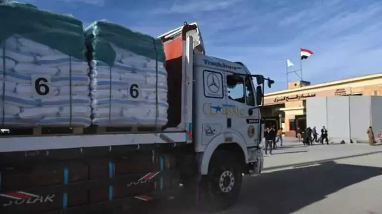 Yardimlar Israil Denetiminde Dagitim Beklemede 3