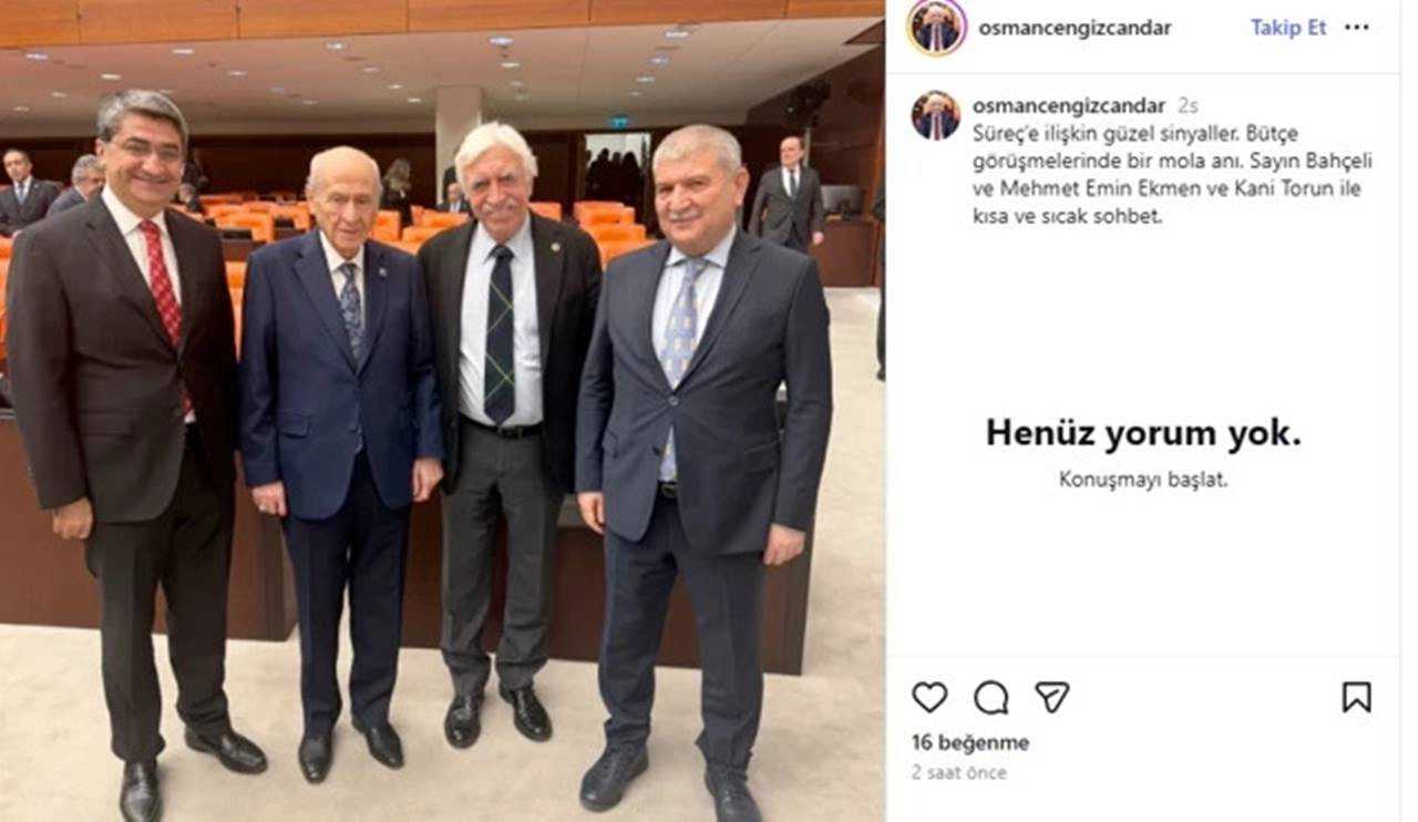 Bahceliden Sicak Jest DEM Parti Liderlerine Cay Daveti 3