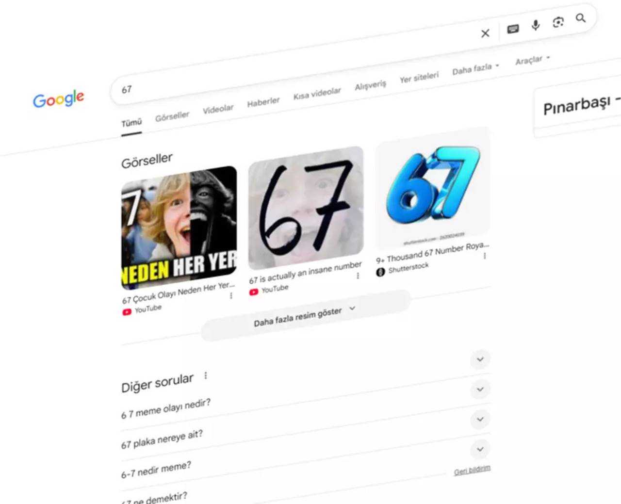 Google’a Sadece 67 Yazmak Yetiyor! Ekran Neden Sallanıyor 1 Googlea Sadece 67 Yazmak Yetiyor Ekran Neden Sallaniyor 2
