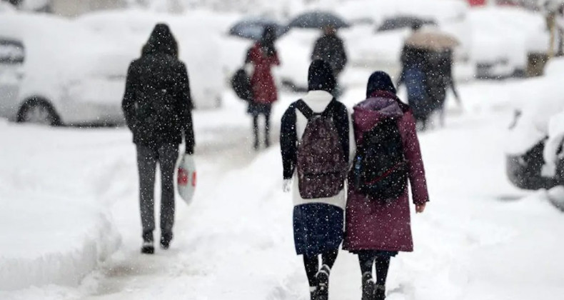 Kar ve Soğuk Hava Nedeniyle Eğitim Molası