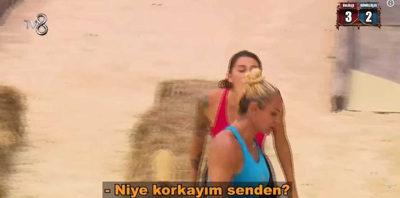 Survivorda Kavga Nefise Ile Nagihan Karsi Karsiya Geldi 7