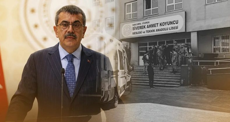 Bakan Tekin’den Şanlıurfa’daki Okul Saldırısı Açıklaması