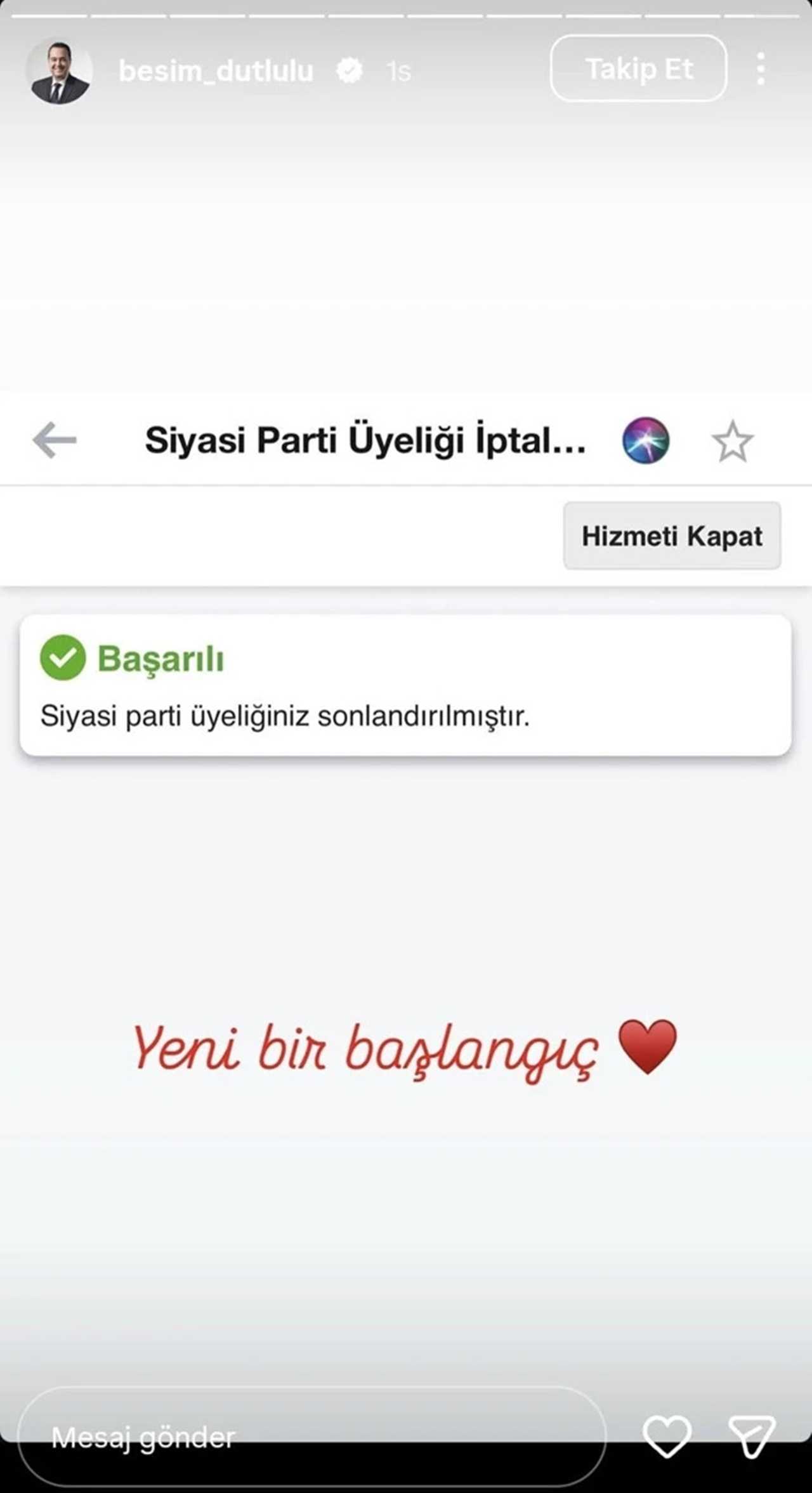 CHP'de Şok Ayrılık! Yeni Bir Başlangıç Diyerek Duyurdu 1 CHPde Sok Ayrilik Yeni Bir Baslangic Diyerek Duyurdu 3