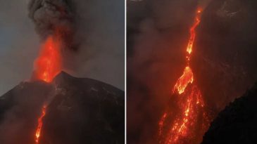 İtalya’da Etna Alarmı! Lav Akışı Başladı, Uçuşlar Durduruldu