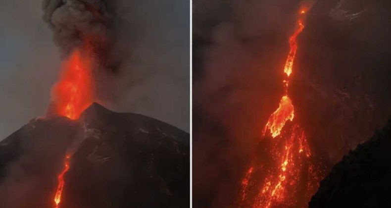 İtalya’da Etna Alarmı! Lav Akışı Başladı, Uçuşlar Durduruldu