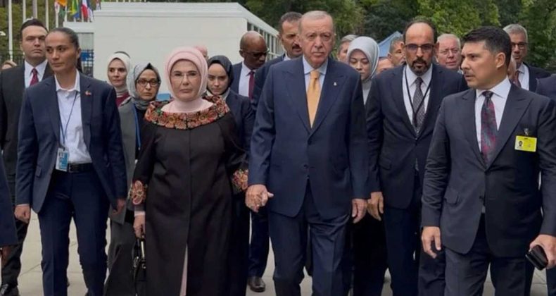 Erdoğan Çifti BM’ye El Ele Geldi! Gözler Tarihi Konuşmada