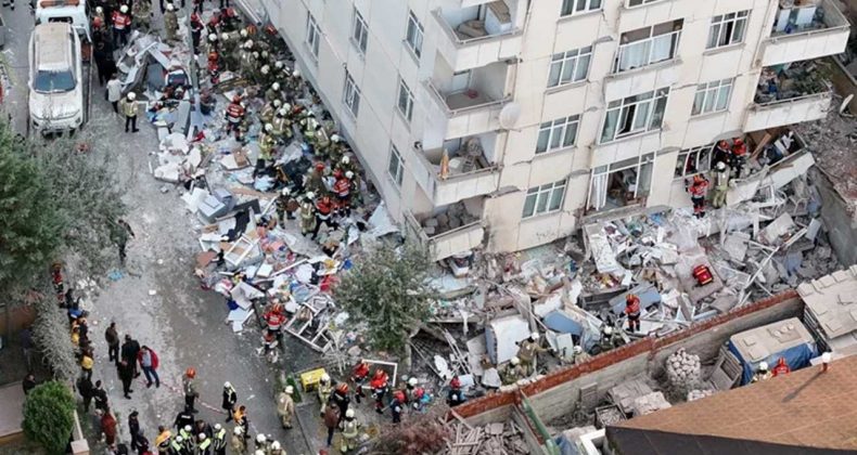 Maltepe’de Dehşet: 7 Katlı Bina Bir Anda Çöktü